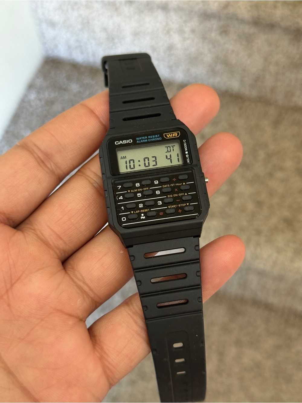 Casio Vintage Calculator Digital trendy Watch unisex - Picture 8 of 8